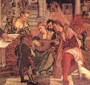 BONIFACIO VERONESE Dives and Lazarus (detail) gfh oil painting
